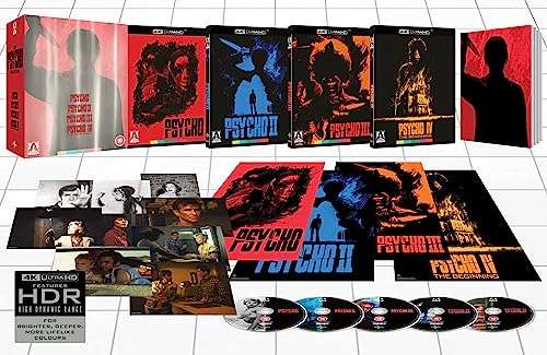 Pyscho Collection 4k Blu ray Limited Editon (4 films)