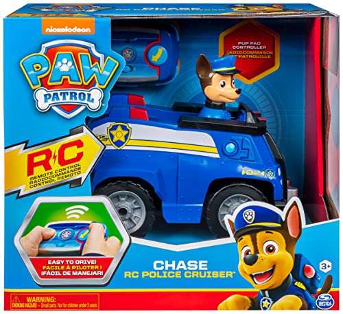 Paw Patrol, Chase Remote Control Police Cruiser with 2-Way Steering - £13.99 @ Amazon