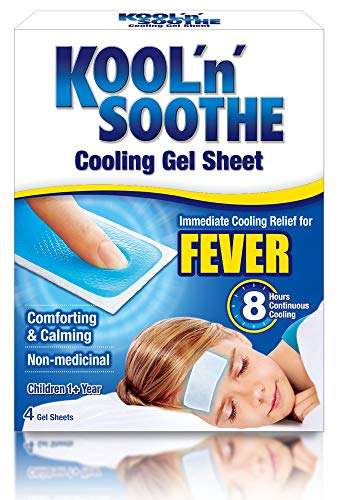 Kool 'N' Soothe Kids Cooling Strip Sachets, 4 Count (Pack of 1) - £1.40 (£1.33 or less Subscribe & Save) @ Amazon