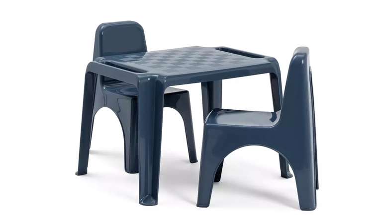 Argos Home Bica Kids Navy Plastic Table, Plastic Garden Chairs And Table Argos