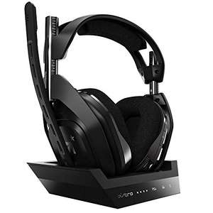 ASTRO Gaming A50 Gaming Headset + Charging Base Station, Game/Voice Balance Control, 2.4 GHz Wireless £210.37 at Amazon