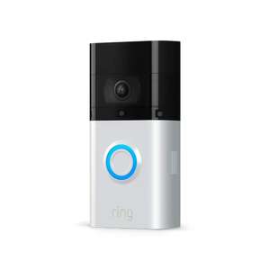 Ring Video Doorbell 3 Plus - 1080p, Wi-Fi, 4 Second Previews, Satin Nickel (Used - acceptable) - £37.54 @ Amazon Warehouse France