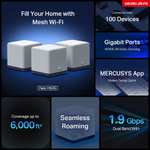 Mercusys AC1900 Whole Home Mesh Wi-Fi System 3 pack - w/Voucher