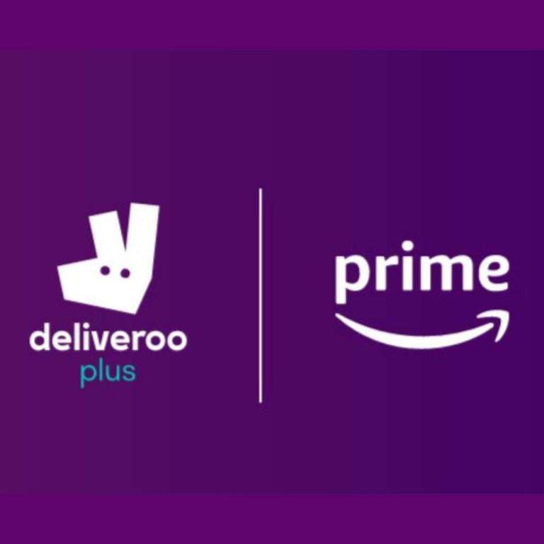Deliveroo Plus Free Delivery with Amazon Prime when making an order of at least £15 instead of £25