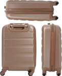 Aerolite Lightweight 55cm Hard Shell 4 Wheel Cabin Hand Luggage Suitcase 21" (55x35x20cm) Rose Gold - £42.99 @ Aerolite Luggage