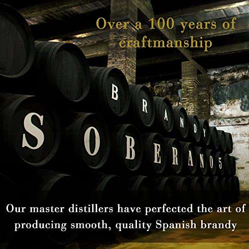 Soberano 5 Reserva - Spanish Brandy Reserva, 5 Year Aged Brandy in American Oak Casks 70cl £14 @ Amazon