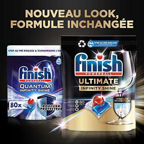 Finish Ultimate (infinity shine) 80 pack - £13 / £11.70 Subscribe & Save @ Amazon