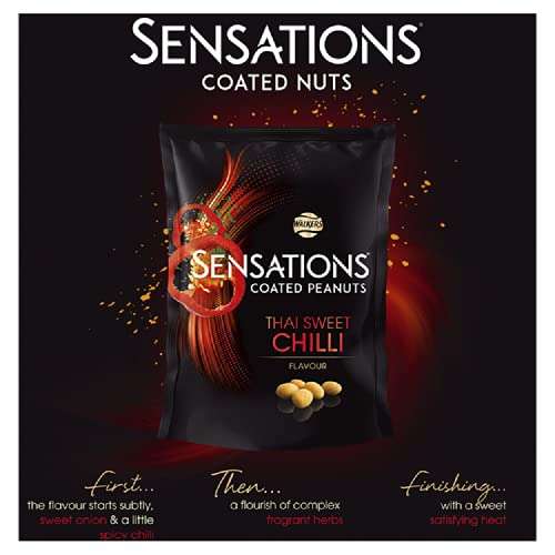 Sensations Thai Sweet Chilli Coated Sharing Peanuts 150g - Min order 3