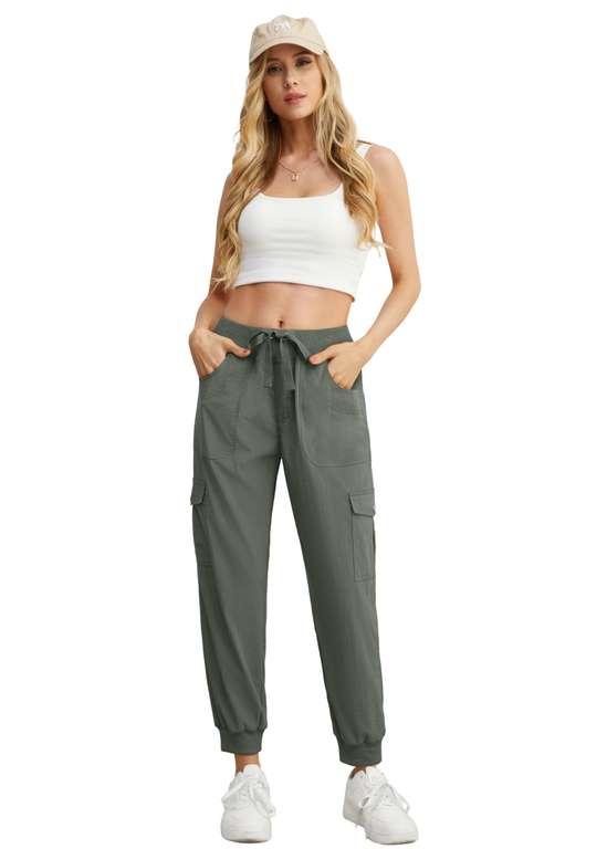 GRECERELLE Women's Casual Cargo Trousers XS-XXL at Amazon for £13.49 ...