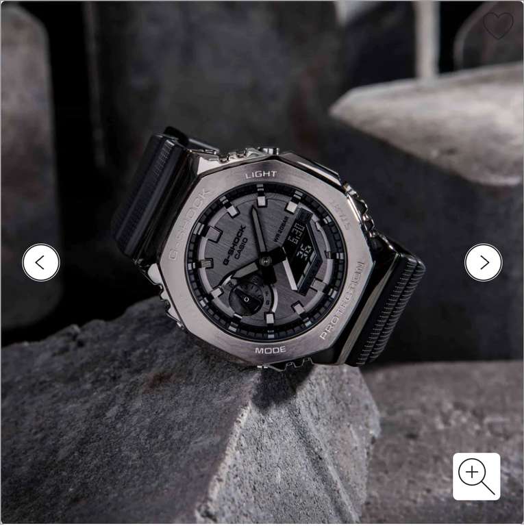Casio G-Shock Men's Classic Metal Watch GM-2100-1AER £114 with code @ Ernest Jones