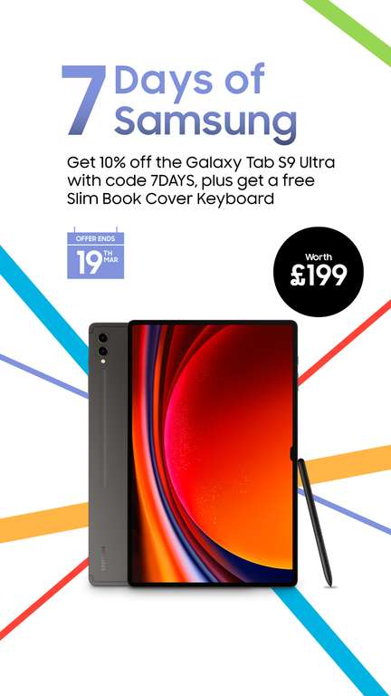 Get 10% Off All Mobile Products (Excluding Laptops) W/Code - eg Watch5 Pro £261.10 / £161.10 w/code / trade | S24 £719.10 / £619 with trade