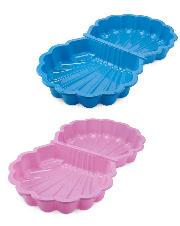 Little Town Shell Sandpit (Blue or Pink) £7.99 / Little Town Play Sand 15KG £2.69