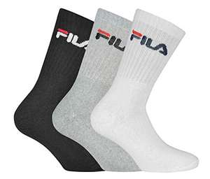Fila Sports Socks, 3 Pairs (Sizes 6 to 8)