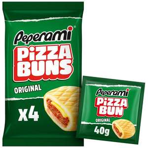 Peperami Pizza Buns Original 4x40g - 100% cashback via Checkout Smart