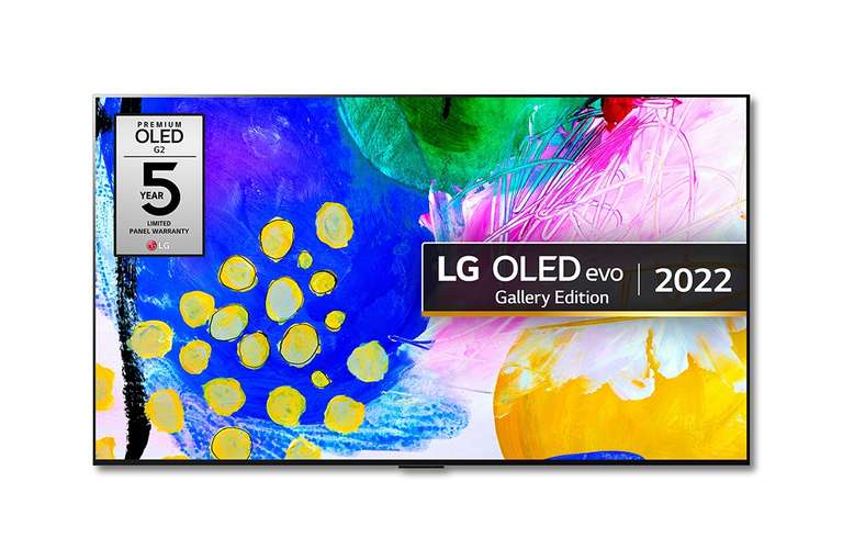LG OLED55G26LA 55” G2 4K 120Bz OLED TV - With LG Members Sign-Up & BLC discount at checkout
