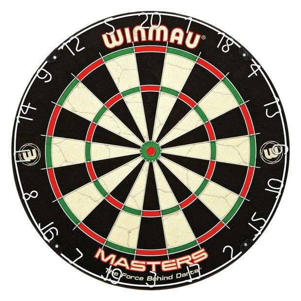 Winmau Masters bristle dartboard £18.75 Free Click & Collect @ Argos