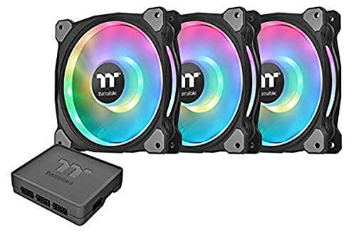Thermaltake Riing Duo 140mm ARGB Fan 3-Pack with Fan Controller Sold by Amazon US