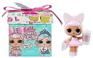 LOL Surprise Pop Birthday - Limited Edition Collectable Doll with 8 Confetti Surprises in Present Box