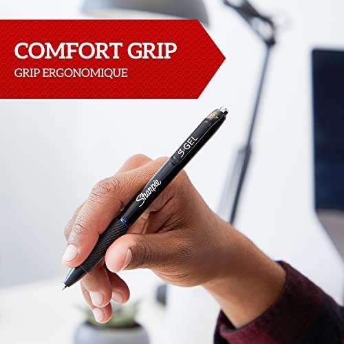 Sharpie S-Gel | Gel Pens | Medium Point (0.7mm) | Black Ink | 3 Count £3 / £2.85 Subscribe & Save @ Amazon