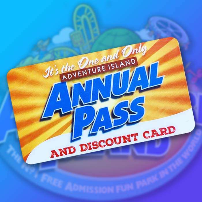 Get 1x Annual Pass For Adventure Island Theme Park
