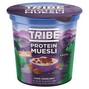 Tribe Protein Muesli Dark Chocolate & Hazelnut 70G 100% Cashback via Greenjinn app