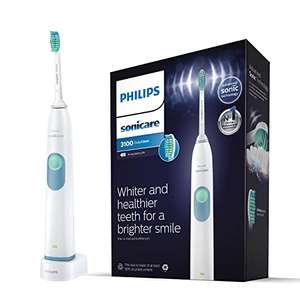 Philips Sonicare DailyClean 3100 Electric Toothbrush, White (UK 2-Pin Bathroom Plug) HX6221/56 £29.99 @ Amazon