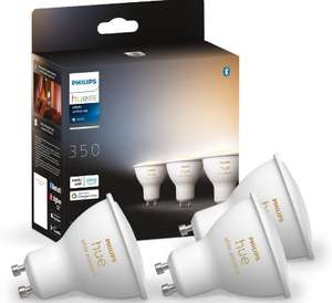 Philips Hue White Ambiance Smart Spotlight 3 Pack LED [GU10 Spotlight]