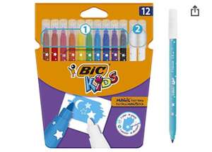 BIC Kids Magic Felt Pens With Medium Point, Assorted Colours, Pack of 12 £1.65 @ Amazon