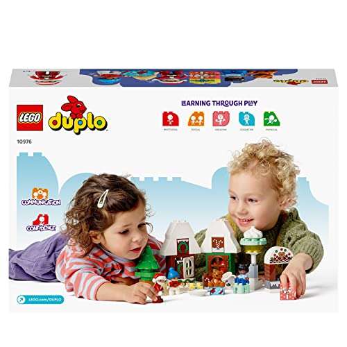 LEGO DUPLO 10976 Santa’s Gingerbread House £12.49 @ Amazon
