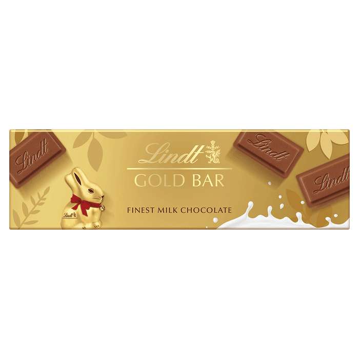 Lindt Easter Milk Chocolate Gold Bar 300g - Lindt Members Offer - Instore and Online (Minimum online order of £20)