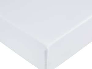 Amazon Basics Microfibre Fitted Single Sheet, Soft & Wrinkle-Resistant, King Size, 150 x 200 x 30 cm, Bright White £6.90 @ Amazon