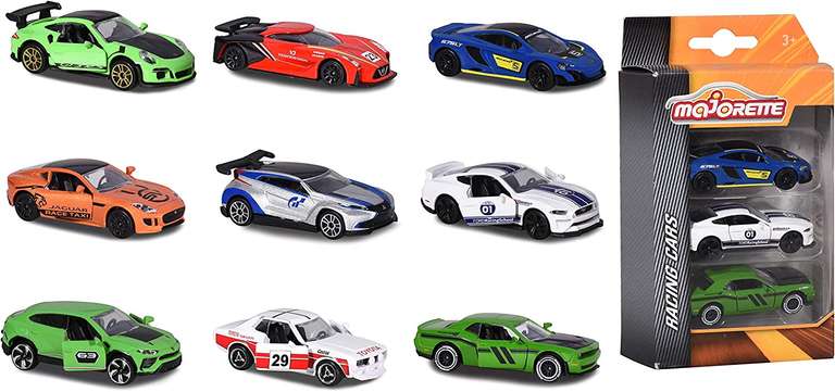 Majorette Simba Smoby Die-Cast Racing Cars - £5.99 (min, order 2) - £11.98 @ Amazon