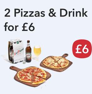 2 Pizzas and San Miguel Beer or Diet Coke/Fanta £6 @ Co-op
