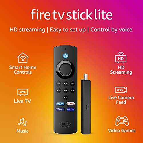 Amazon Fire TV Stick Lite / Fire TV stick £34.99 / Fire TV stick 4K £39.99 / Fire TV stick 4K Max £49.99