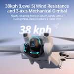 DJI Mini 3 (DJI RC) – Lightweight 3x Mechanical Gimbal Mini Camera Drone with 4K HDR Video, 38-min Flight Time
