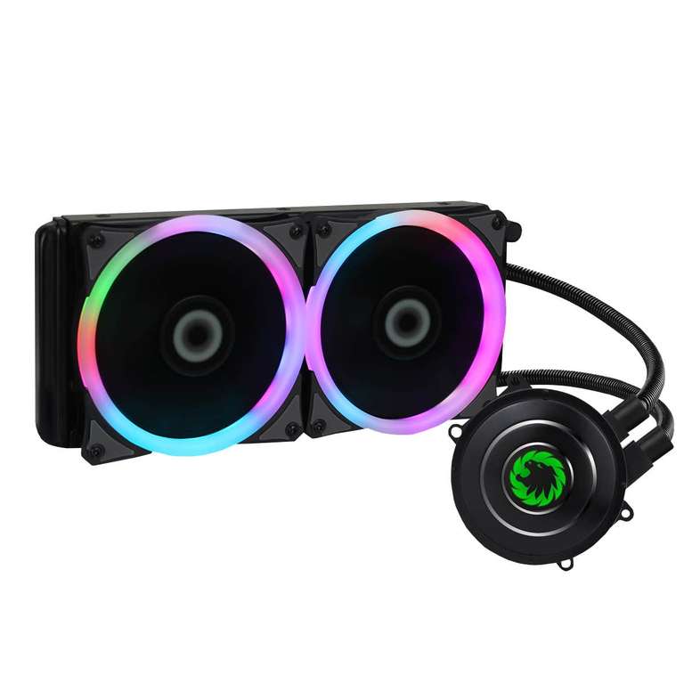 GameMax Iceberg 240mm Water Cooling System with 7 Colour PWM Fans