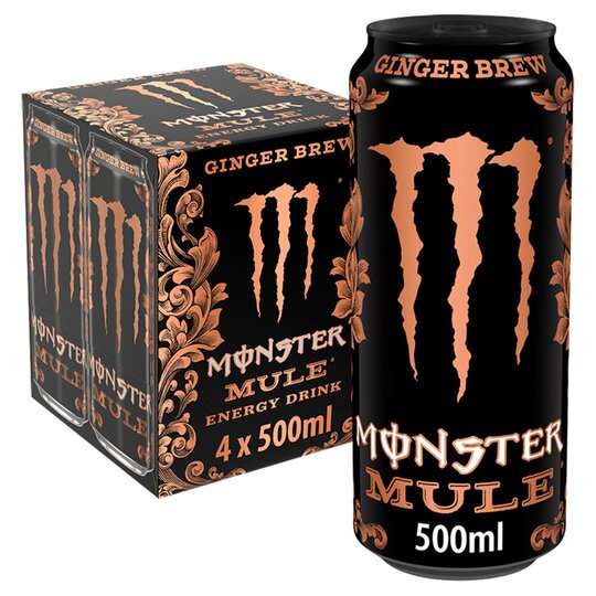 4 Pack Monster Mule Ginger Brew 500ml 99p @ Farmfoods