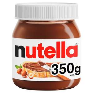Nutella Chocolate Spread 350G - Clubcard price £2 @ Tesco