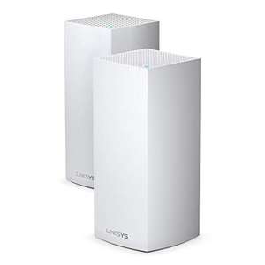 Linksys Velop MX8400 Tri-Band Whole Home Mesh WiFi 6 System (AX4200) WiFi Router, Extender & Booster - 2 Pack £209.47 @ Amazon