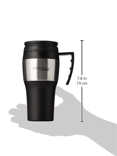 Thermos 183344 ThermoCafé 2010 Travel Mug, 400 ml, Stainless Steel, Multi-Colour - £5.40 @ Amazon