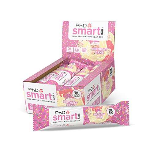 PhD Smart protein bars 12x (£13.50 S&S + 15% extra off with first subscription voucher)
