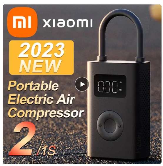 2023 New Xiaomi Mijia Electric Air Compressor 2 Inflator Tire Pump