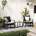 Songmics 3 Piece PE Rattan Outdoor Furniture Set - £59.49 Delivered with Code @ Songmics / Amazon