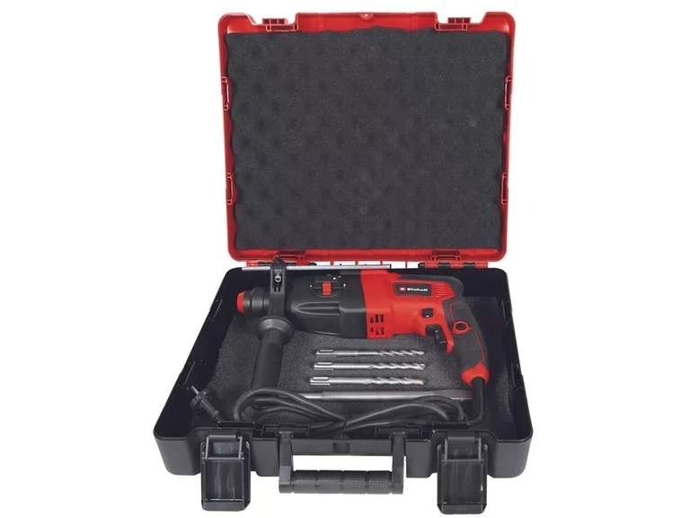 Einhell 240V SDS Plus Rotary Hammer Drill Kit 4 x SDS Bits/Case- Using code & eBay App / Sold By FFX Group Ltd (UK Mainland)