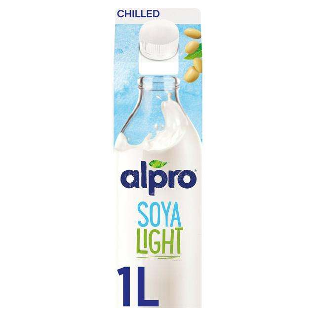 Alpro Soya Light Chilled Drink 1L - 9p instore BB 23/03/2023 @ Farmfoods (Dewsbury)