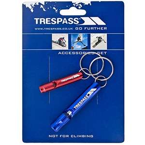 Trespass Blow X Survival Whistle Keyring Set
