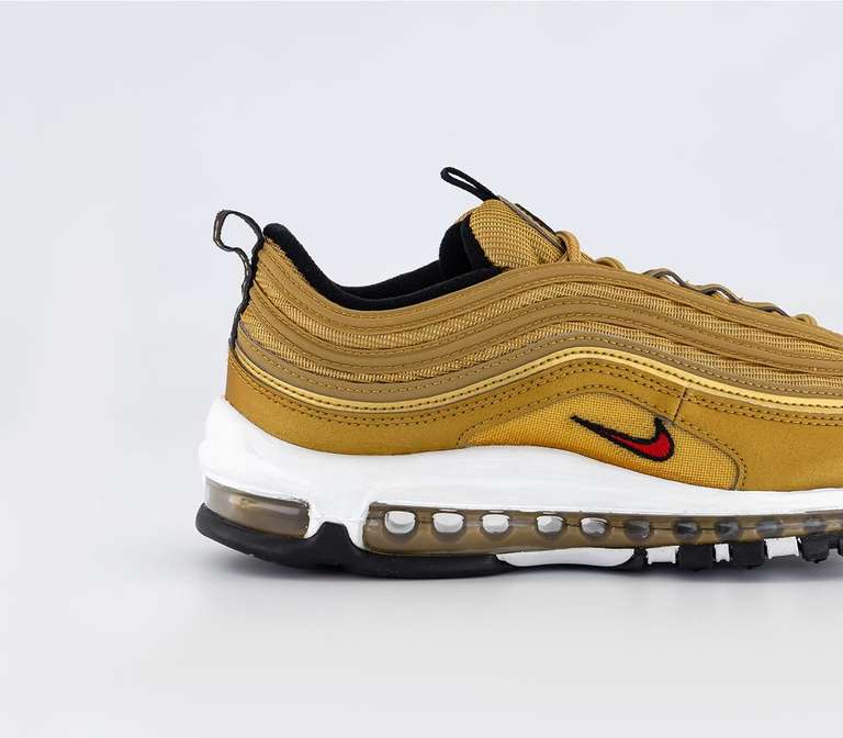 Nike Air Max 97 Women's Trainers Metallic Gold Varsity Red Black White - £70 Delivered @ Office