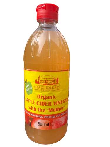 Organic raw unfiltered apple cider vinegar with the mother 500ml for £1.29 @ farmfoods Huddersfield