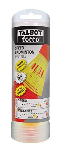 Talbot Torro Speed Badminton Shuttles 6 pack £6.80 at Amazon
