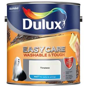 Dulux Easycare Paint - 2.5 Litres £15.83/£17.98 | 10 Litres £40.49 - w/code via App - Free Click & Collect